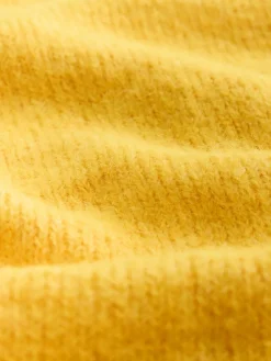 Next Crew Neck Jumper With Wool Bright Yellow Sale