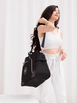 Cabin Max Vela 30L Ladies Tote Holdall Bag 45x36x20cm Black Best