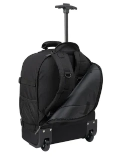 Cabin Max Metz Underseat Hybrid 30 Litre Trolley Bag and Backpack Dark Black New