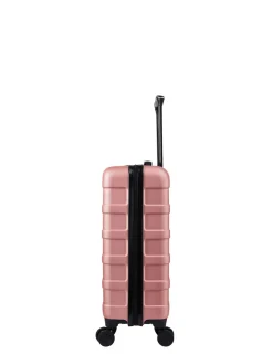 Cabin Max Anode 40L ABS Cabin Carry On Hand Luggage 55x40x20cm Pink Hot