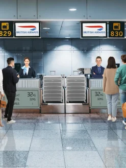 CABIN PRO Silver Set of 2 Large Check-In Hold Luggage Hardcase Travel Suitcases Online