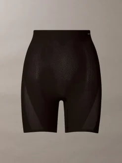 Calvin Klein Black Sculpted Shapewear Shorts - Stay Put Mesh Discount
