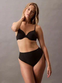 Calvin Klein Black Sculpted Shapewear Thong - Stay Put Mesh Best