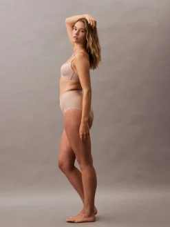 Calvin Klein Natural Sculpted Shapewear Briefs - Stay Put Mesh New