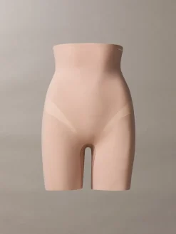 Calvin Klein Natural Stay Put Stretch Mid Thigh Shorts New