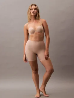 Calvin Klein Pink Sculpted Shapewear Shorts - Stay Put Mesh Hot