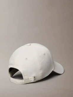 Calvin Klein Monogram Shine Embroidery Moire Cap White Sale