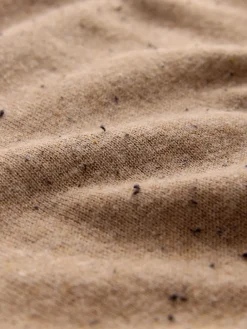 Next Camel Neppy Soft Touch V-Neck Cotton Rich Button Up Cardigan Best