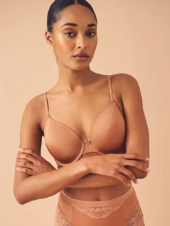 Next Caramel Nude Full Cup A-E Smoothing Ultimate Comfort Bras 2 Pack Best