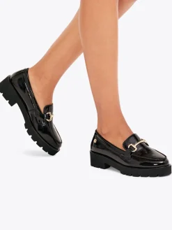 Carvela Snap Chunky Shoes Black Light New