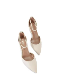 Carvela Refined Court Shoes Cream Clearance