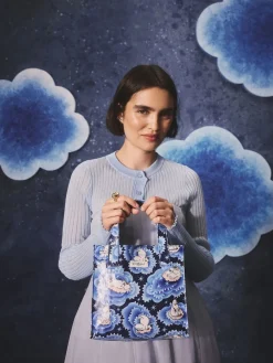 Cath Kidston Blue Clouds Small Moomins Book Bag Best