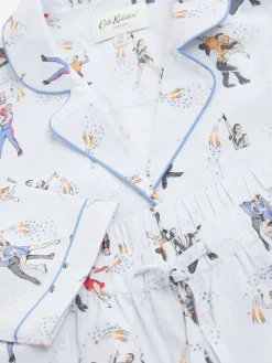 Cath Kidston Blue Lilah and Lewis Button Through Pyjamas Sale