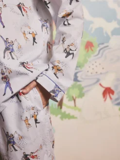 Cath Kidston Blue Lilah and Lewis Button Through Pyjamas Sale