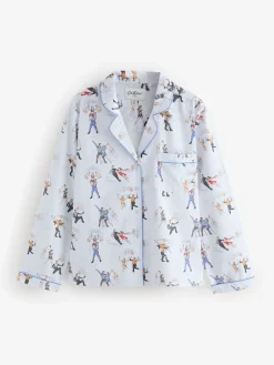 Cath Kidston Blue Lilah and Lewis Button Through Pyjamas Sale