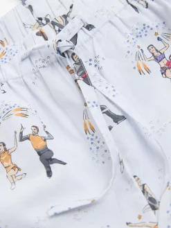 Cath Kidston Blue Lilah and Lewis Button Through Pyjamas Sale