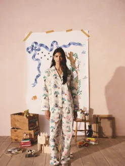 Cath Kidston Ecru Great Ormond Street Hospital Button Through Pyjama Set Discount