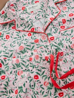 Cath Kidston Pink Kisses Button Through Pyjamas
