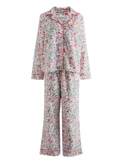 Cath Kidston Pink Kisses Button Through Pyjamas