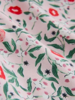 Cath Kidston Pink Kisses Button Through Pyjamas