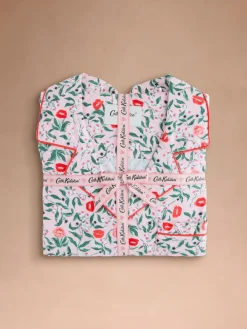Cath Kidston Pink Kisses Button Through Pyjamas