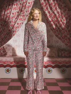 Cath Kidston Pink Kisses Button Through Pyjamas
