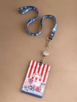 Cath Kidston Red Flower Market Lanyard Purse Hot