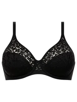 Chantelle Norah Soft Feel Underwired Bra Black Outlet