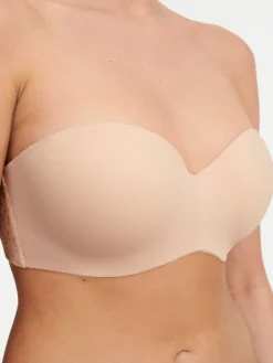 Chantelle Norah Soft Feel Strapless Bra Golden Beige Online
