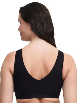 Chantelle Soft Stretch Seamless V-Neck Padded Crop Top Outlet