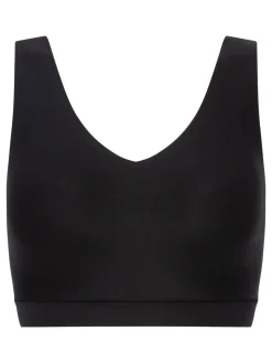 Chantelle Soft Stretch Seamless V-Neck Padded Crop Top Outlet