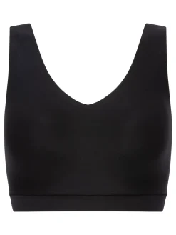 Chantelle Soft Stretch Seamless V-Neck Padded Crop Top Outlet
