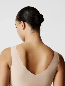 Chantelle Soft Stretch Seamless V-Neck Padded Crop Top New