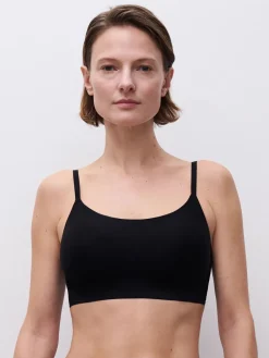 Chantelle Soft Stretch Seamless Padded Bralette Bra Black Online