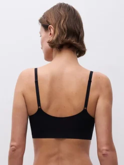 Chantelle Soft Stretch Seamless Padded Bralette Bra Black Online