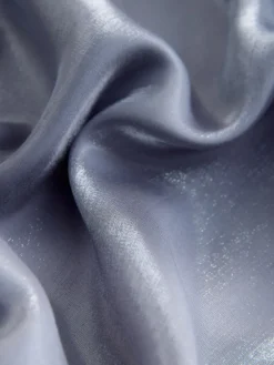 Next Kaftan Shimmer Maxi Dress Charcoal Blue New