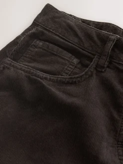 Next Cord Wide Leg Trousers Chocolate Brown Hot