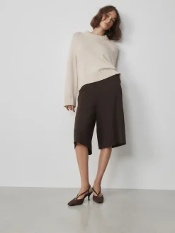 Next Forever Comfort® Leather Hardware Slingback Heels Chocolate Brown New