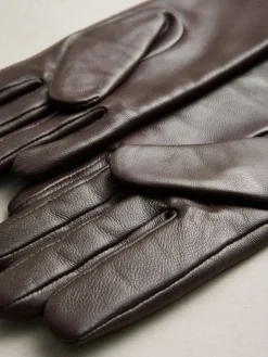 Next Chocolate Brown Leather Gloves