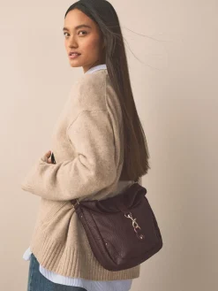 Next Messenger Cross-Body Bag Chocolate Brown