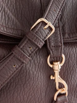 Next Messenger Cross-Body Bag Chocolate Brown