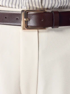 Next N. Premium Made In Italy Leather Belt Chocolate Brown Online