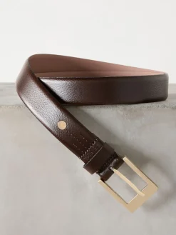 Next N. Premium Made In Italy Leather Belt Chocolate Brown Online
