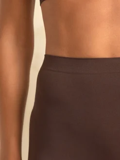 Next N.Premium Super Soft Seamless Shorts Chocolate Brown Discount