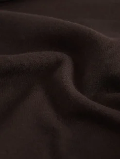 Next Chocolate Brown Relaxed Fit Essentials Longline Sweatshirt with Pockets Discount