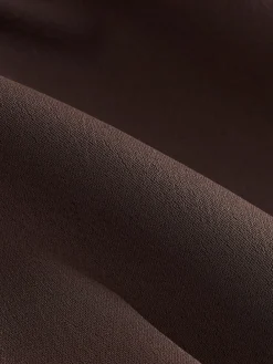 Next Chocolate Brown Satin Wrap Blazer Clearance