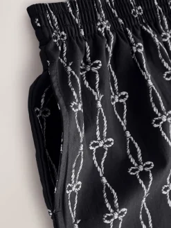 Next Chocolate Brown Slogan Short Pyjamas Set New