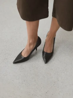 Next Standard/Wide Fit Forever Comfort® Point Toe Court Heels Chocolate Brown Discount