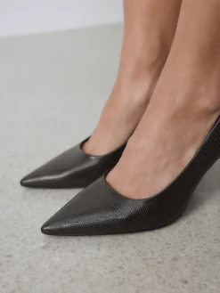 Next Standard/Wide Fit Forever Comfort® Point Toe Court Heels Chocolate Brown Discount