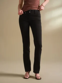 Next Lift, Slim And Shape Bootcut Jeans Clean Black